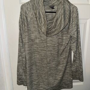Eddie Bauer Heather Gray Knit sweater